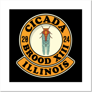 Cicada Brood XIII Illinois Posters and Art